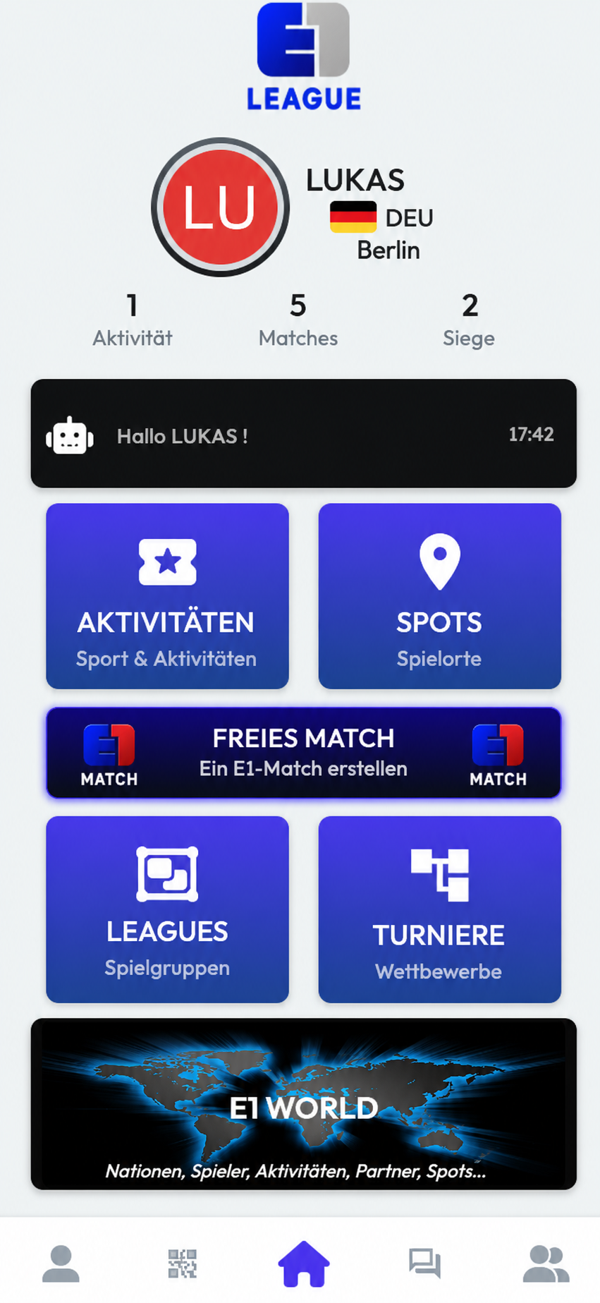 E1 LEAGUE - Startseite