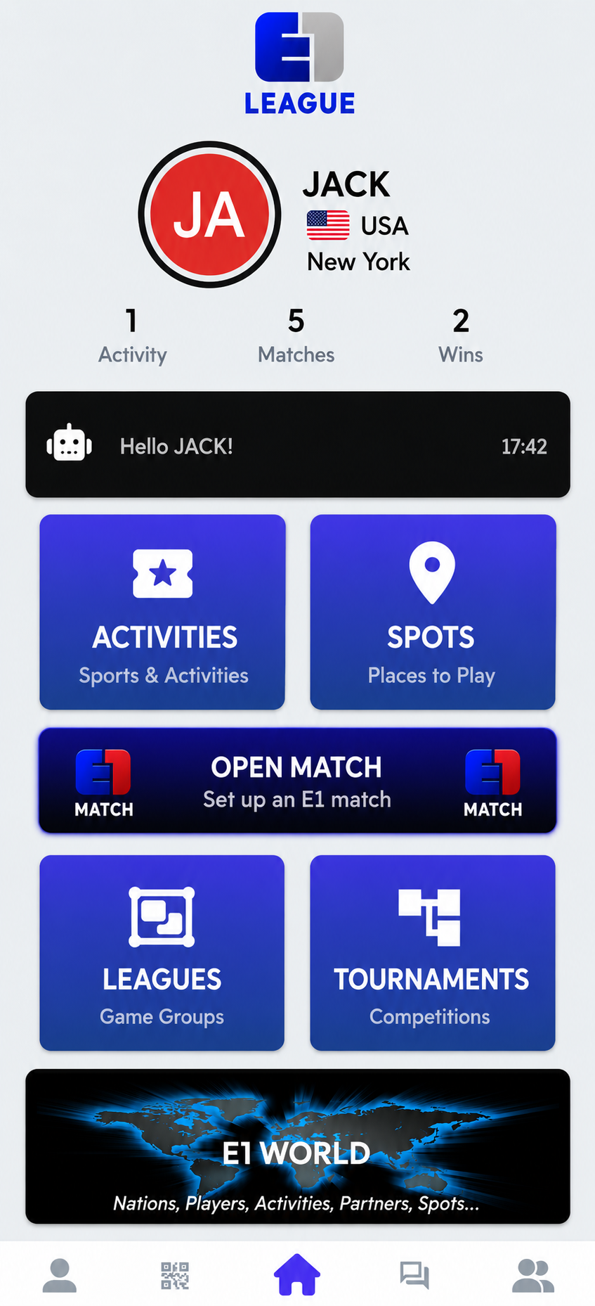 E1 LEAGUE - Home
