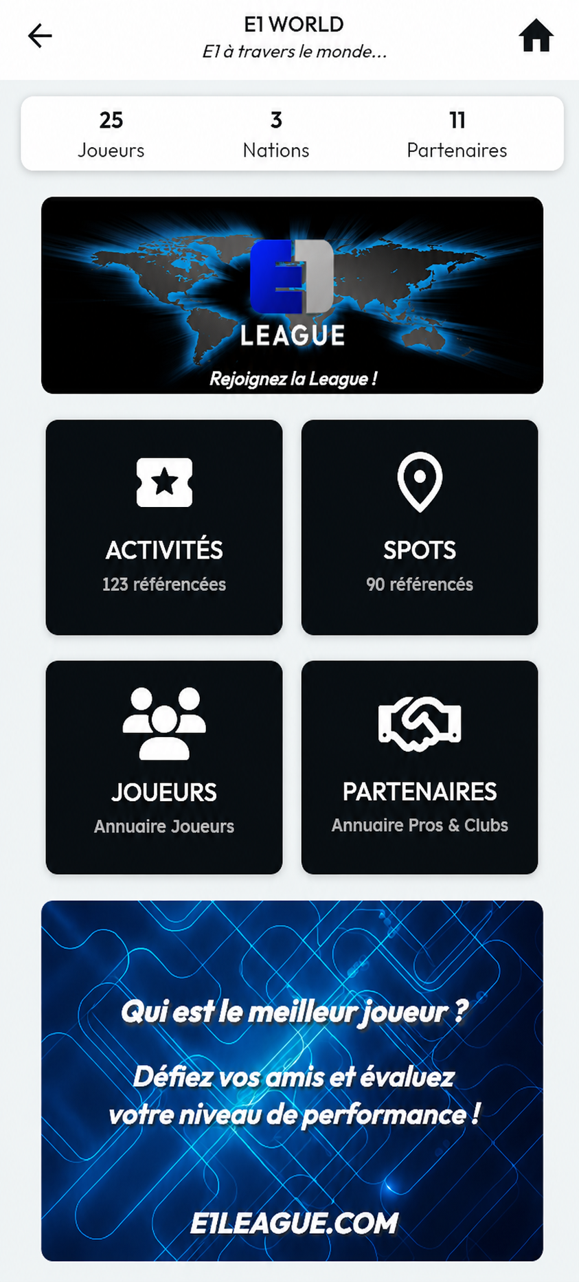 E1 World - Réseau mondial
